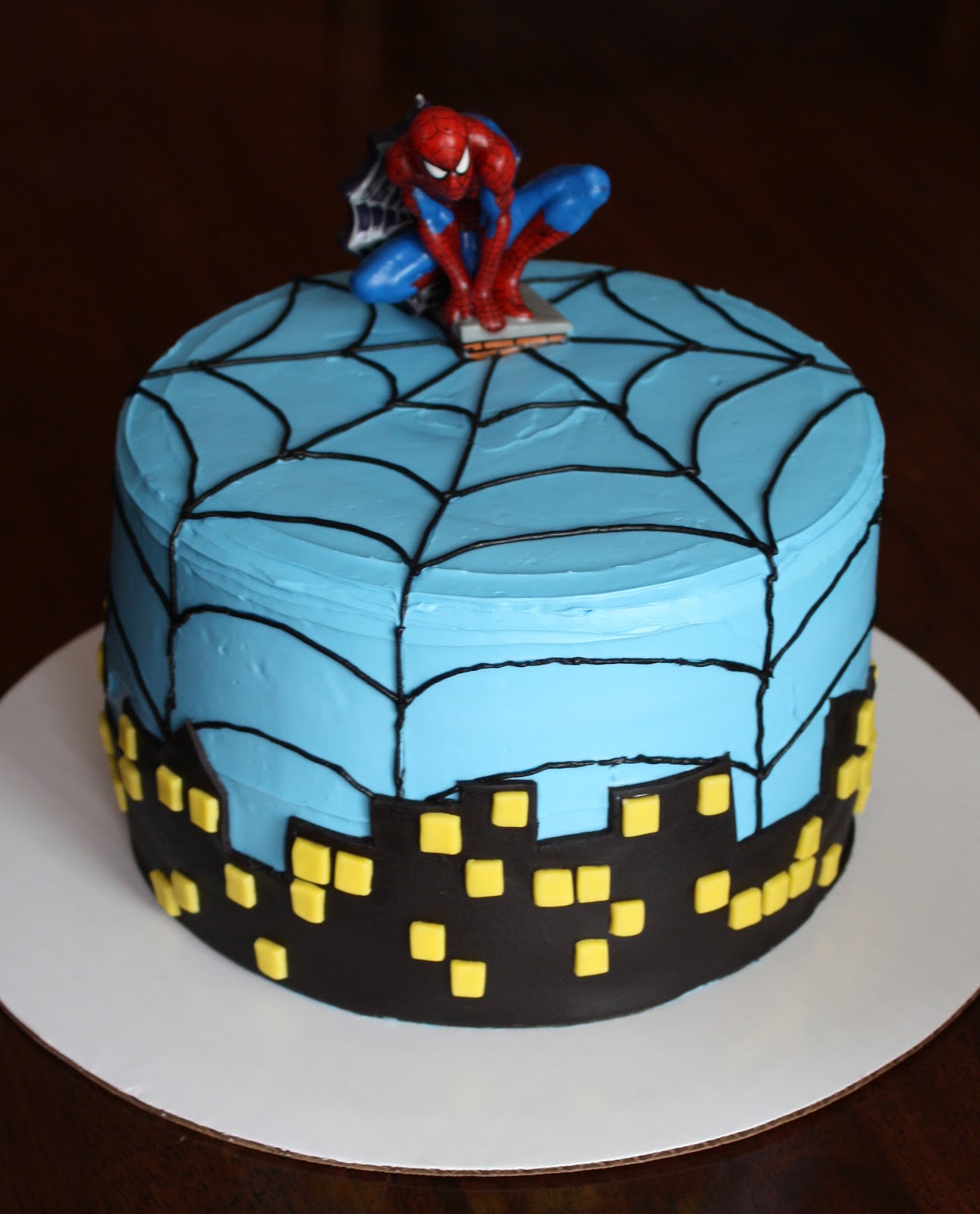 Straight to Cake Spiderman 4th Birthday