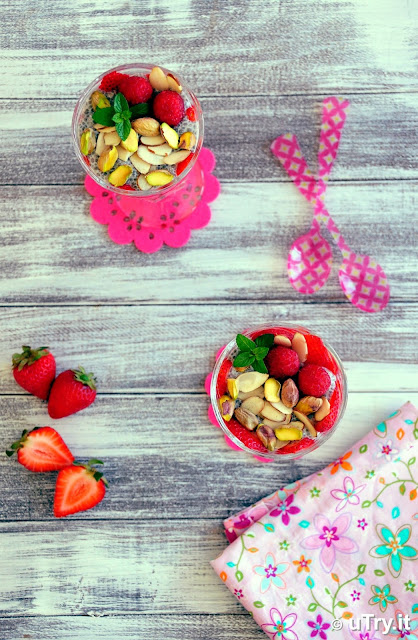 Check out how to make this refreshing and healthy Chia Seeds Pudding Parfait   http://uTry.it