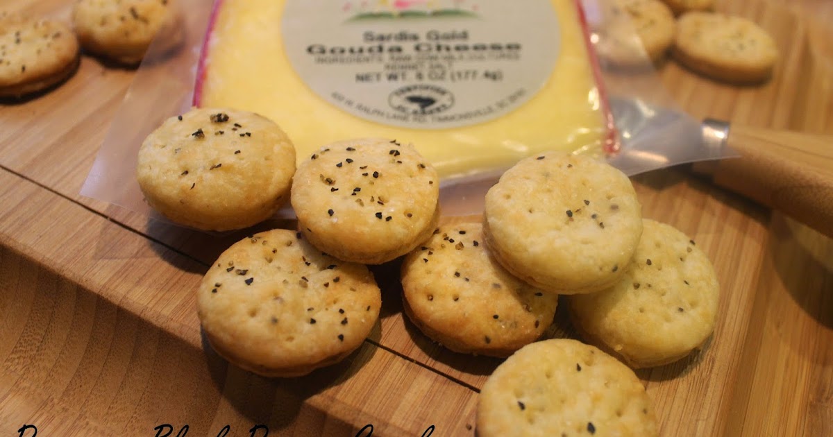 Cooking With Mary and Friends ParmesanBlack Pepper Crackers