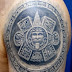 mayan calendar tattoo cool design 3D