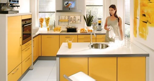 14 impressive kitchens decorated in Yellow color | Ideas for home decor