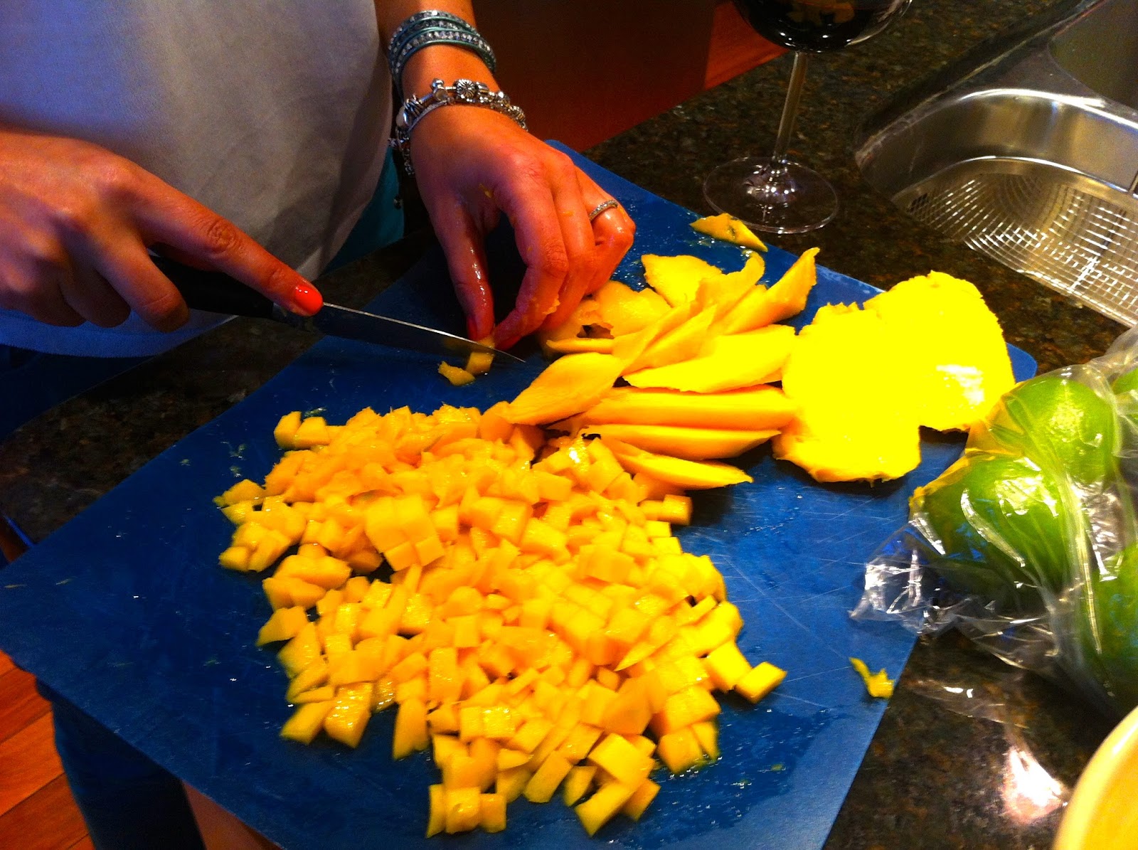 Playing With My Food! Jill's Fresh Cut Mango Salsa