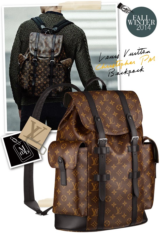 lv christopher pm backpack