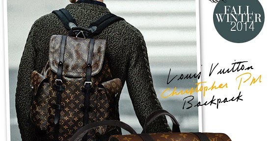 Louis Vuitton Christopher PM backpack. Message