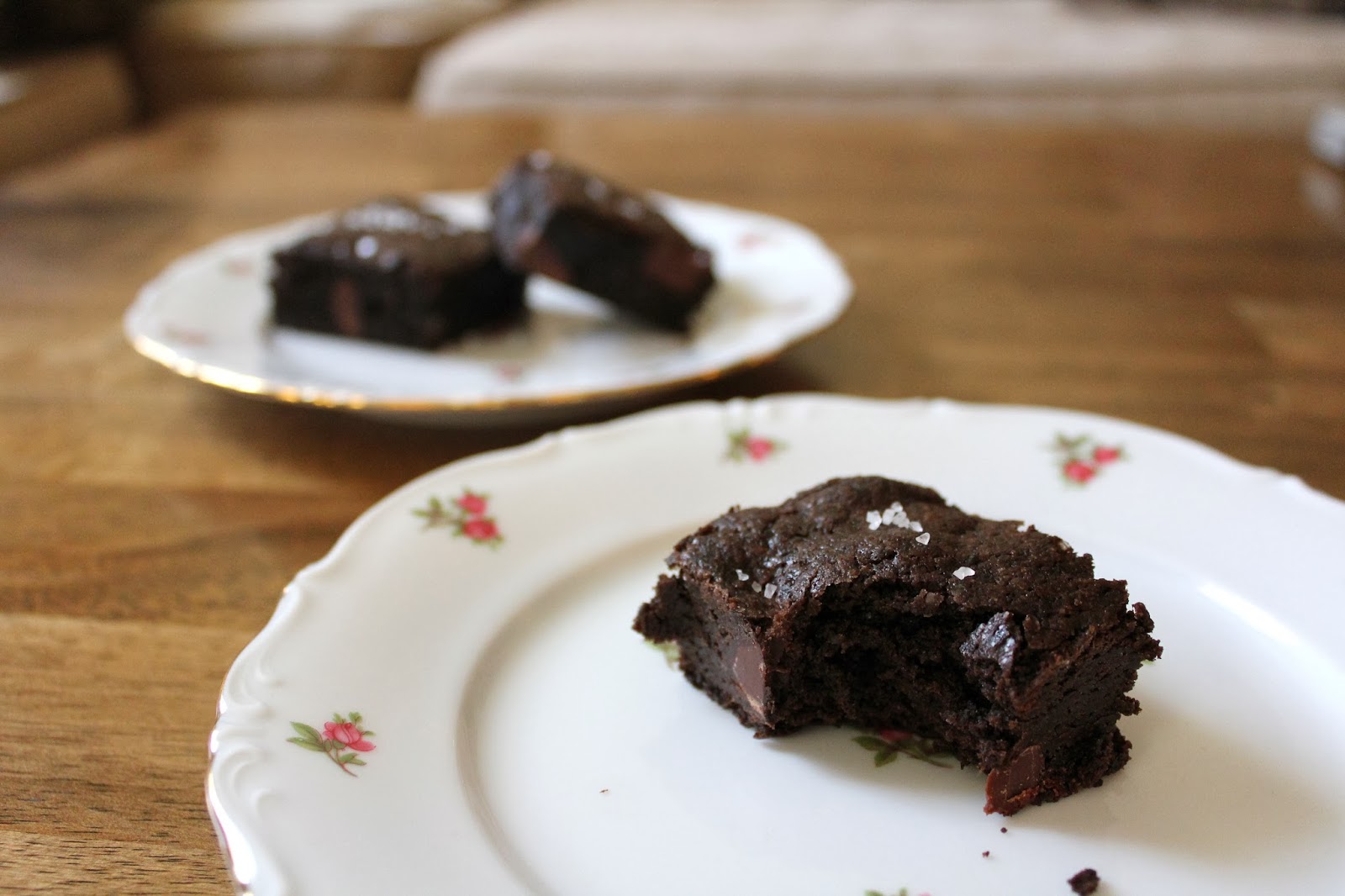 Consumed My Culinary Adventure Dark Chocolate Sea Salt Brownies