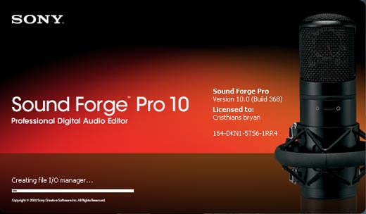 sony sound forge pro 10 upgrade
