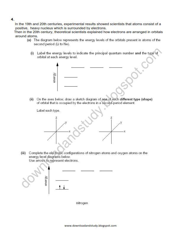 Download & Study: CIE AS Chemistry (9701) Revision Worksheet 1 with