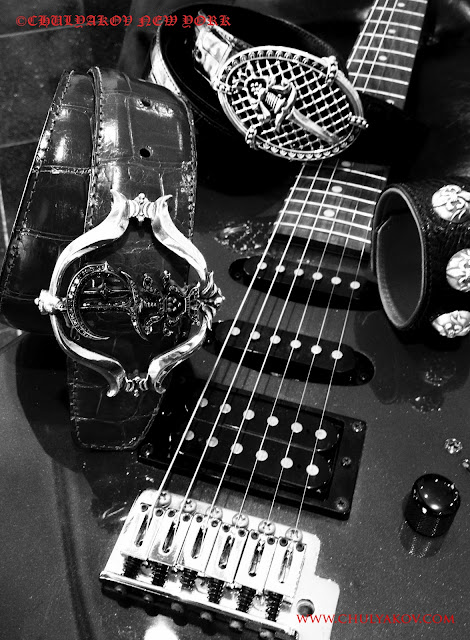 Rock 'n' Roll Silver Jewelry and Leather Accessories Collection Chulyakov New York