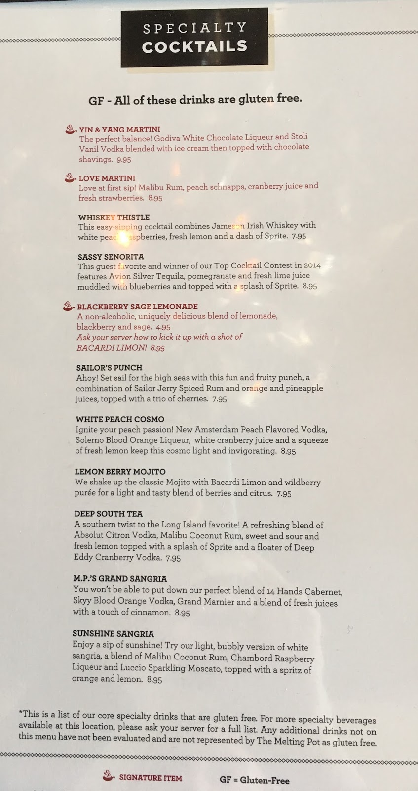 Alexis's Gluten Free Adventures The Melting Pot