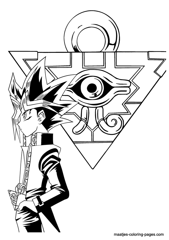 Desenhos do YugiOh Monsters para Colorir