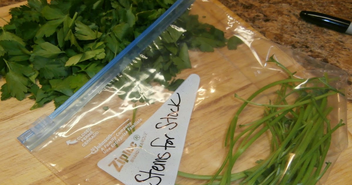 The Allergy Safe Kitchen Kitchen Tip Tuesday! Reduce waste Parsley Stems