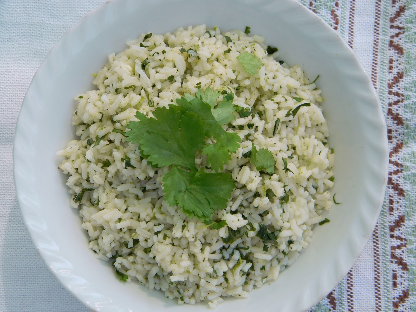 Kitten with a Whisk Super Easy CilantroLime Rice