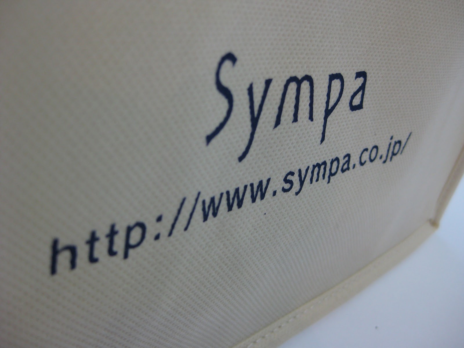 BRAND PAPER BAG Japanese Non Woven Bag _ Fashion Brand SYMPA