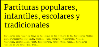 Partituras populares y tradicionales para principiantes. Partituras Fáciles para tu instrumentoPartituras populares y tradicionales para principiantes. Partituras Fáciles para tu instrumento