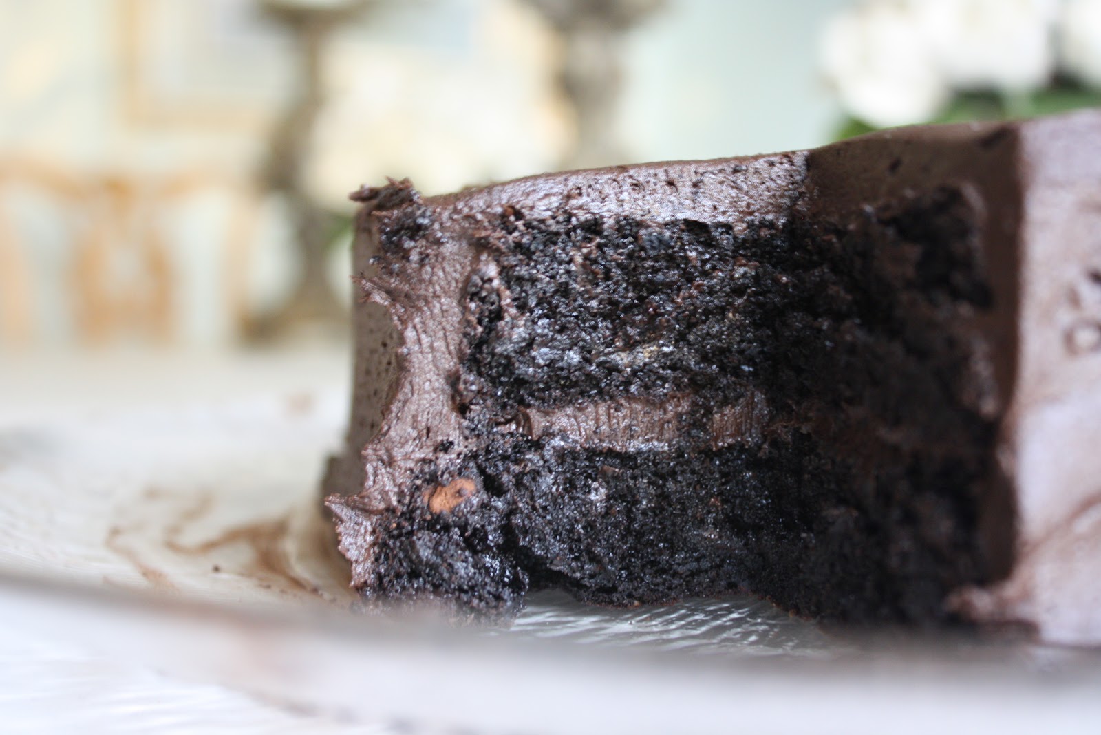A Dusting of Sugar Chocolate Quinoa Cake