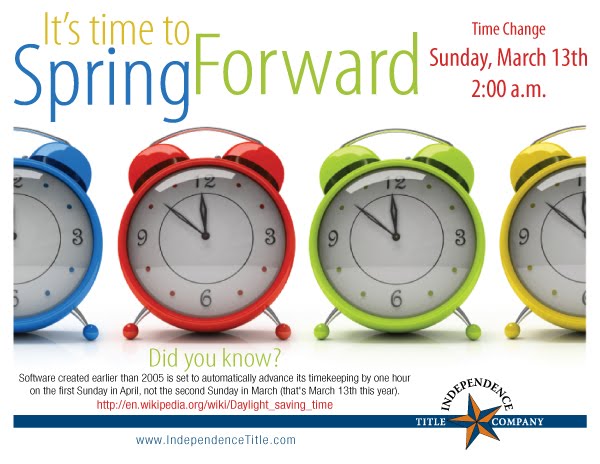 daylight savings spring forward 2011. Spring+forward+2011+sign