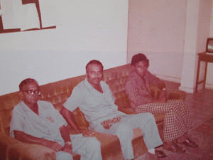 Dad with his work colleagues in Jeddah port accomodation.