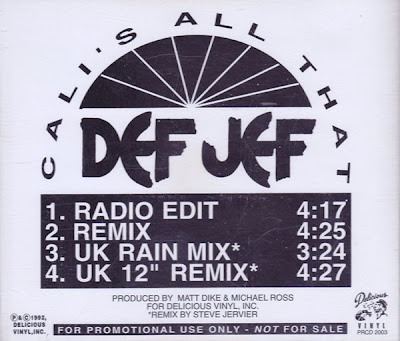 Def Jef – Cali’s All That (Promo CDS) (1992) (320 kbps)