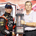 Joey Saldana wins the World of Outlaws Showdown at the Dirt Track at Charlotte