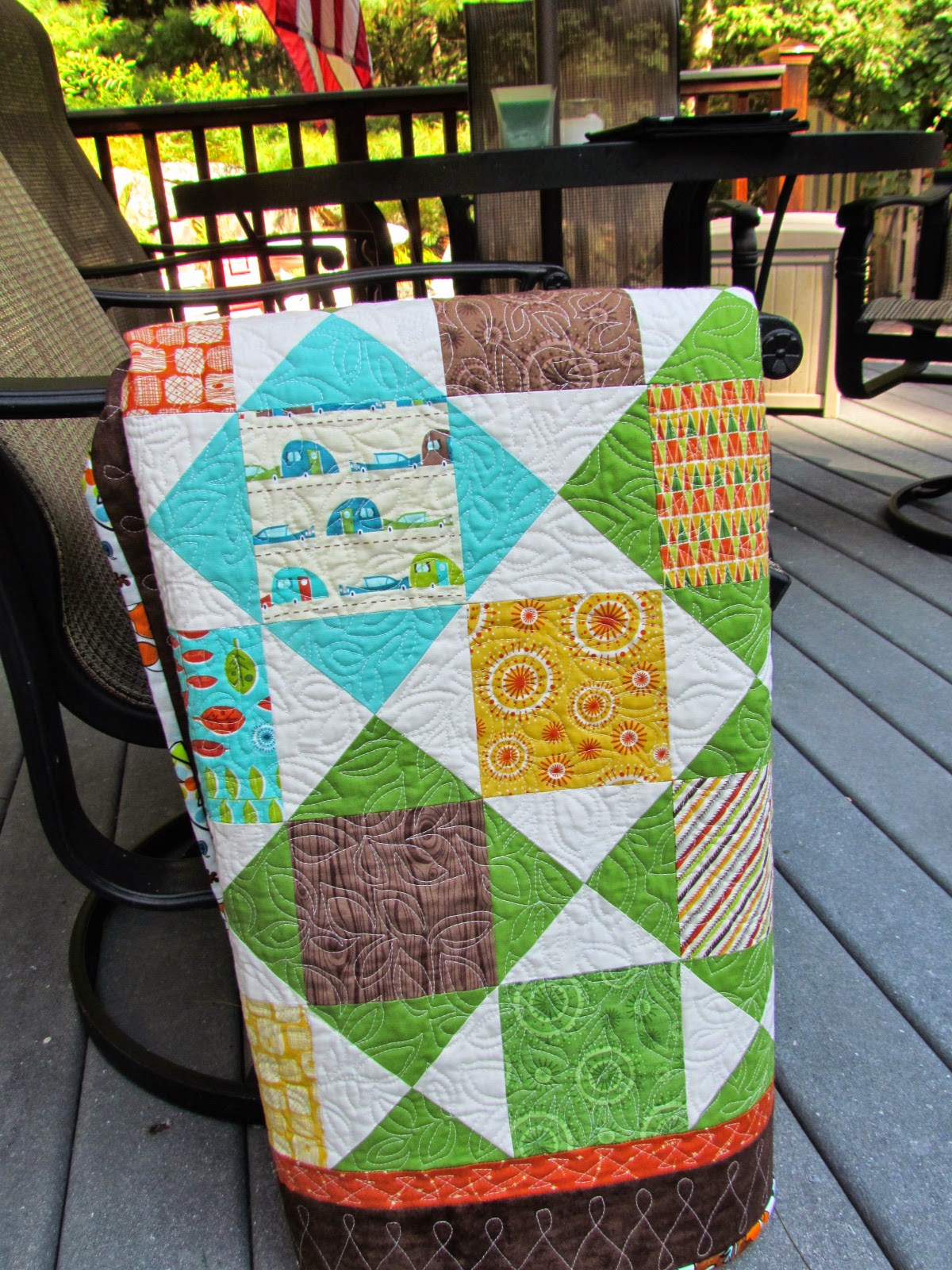 KayakQuilting Finished S'Mores Love Quilt