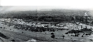 Prefab estate on Portsdown Hill early 1960's