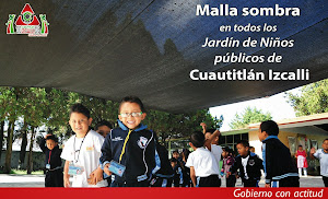 Instalan Malla de Sombra en Jardines de Niños de #CuautitlánIzcalli