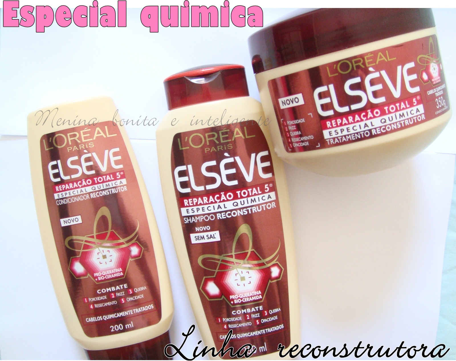 PRODUTINHOS NO CABELO - Tudo sobre Cabelos: Elséve Reparação total 5*