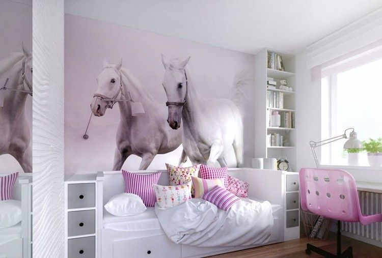 Dormitorios juveniles con murales - Ideas para decorar dormitorios