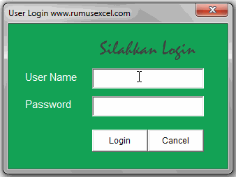 Cara Membuat Userform Login | cara membuat form login di microsoft excel Cara Membuat Userform Login | cara membuat form login di microsoft excel