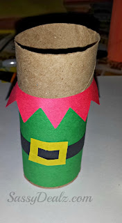 elf toilet paper tube craft for kids
