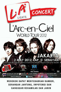 L'Arc en Ciel Menyesal Baru Konser di Indonesia Sekarang