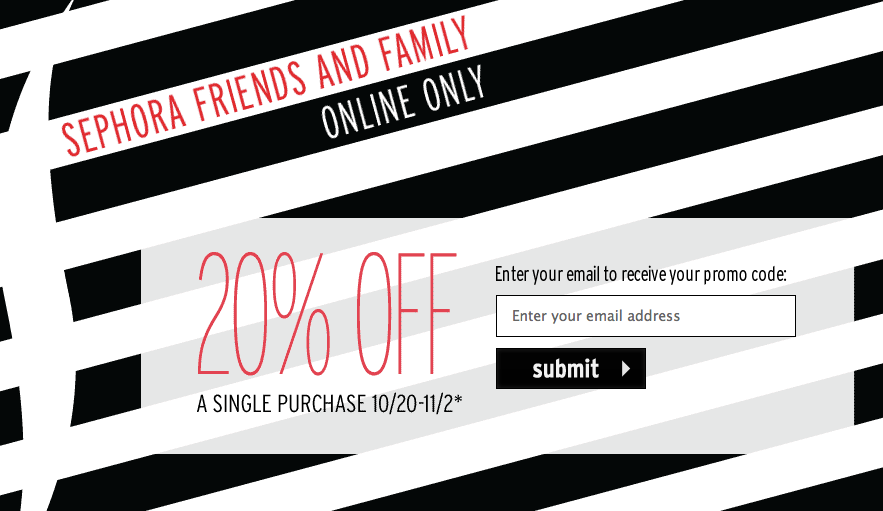 chelsea wears Coupon Code 20 off Sephora