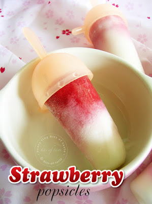 strawberry popsicles