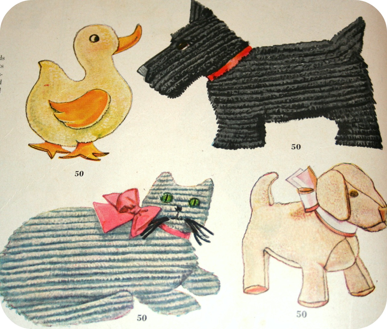 Scottie Dog Patterns from the 30s and 40s Ms1940McCall