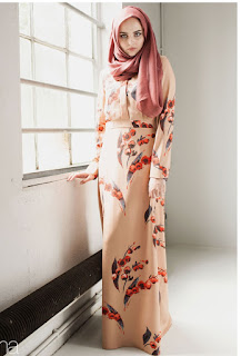 Best Seller Model long dress muslim modern terbaru gaya masa kini