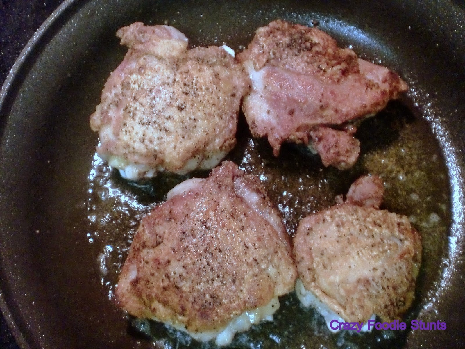 Crazy Foodie Stunts Chicken with Mushroom DemiGlace for a Sauce It Up