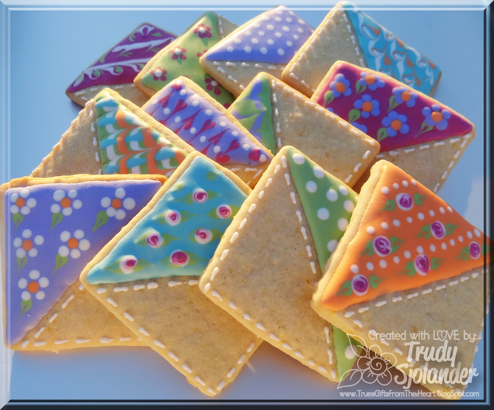 True's Gift's From the Heart Quilt Block Cookies and Spiced Orange