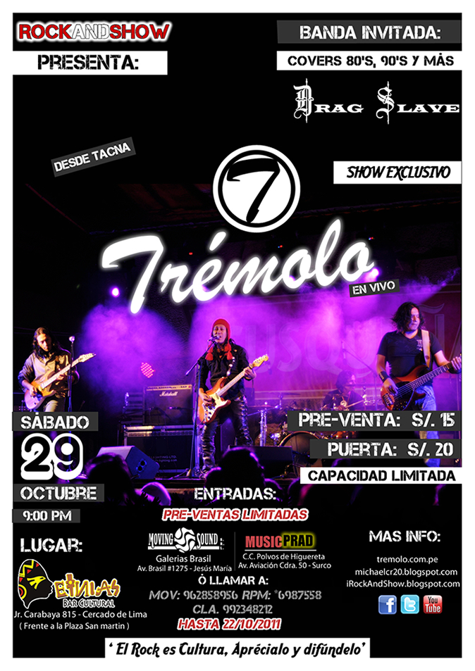 ComunaTrémoloLima - TRÉMOLO SHOW SE TREMOLO+EN+EL+ETTNIAS+BAR+29+OCTUBRE+2011.