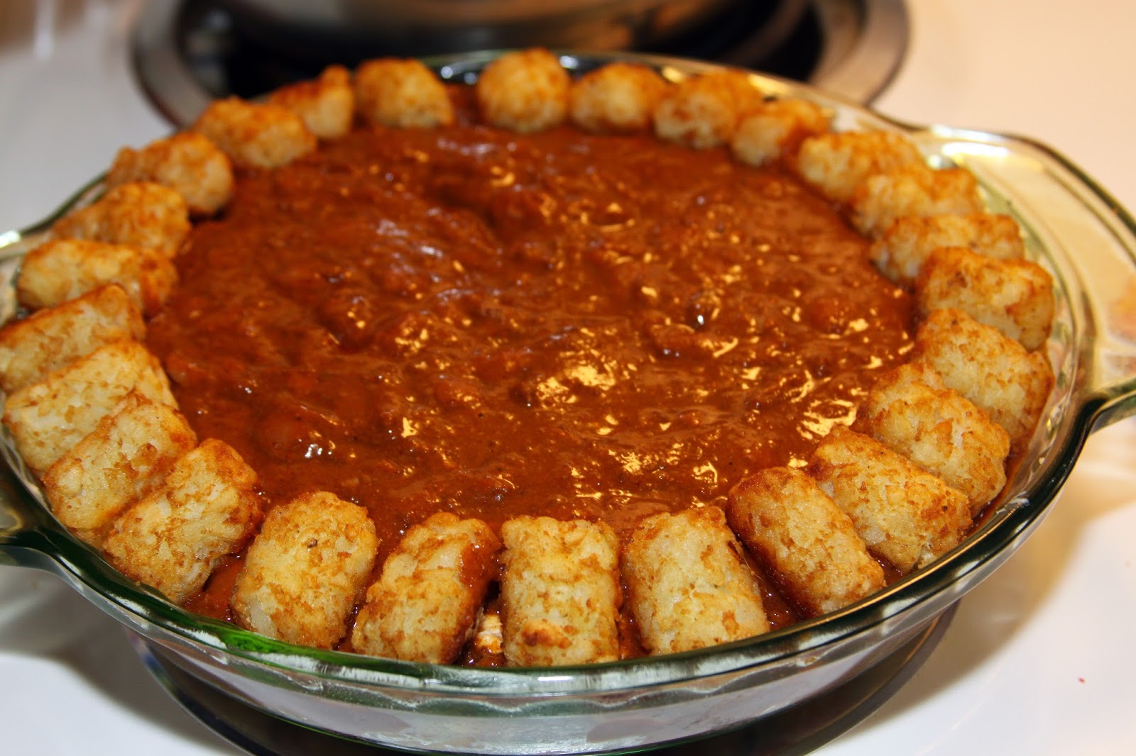 For the Love of Food Homegating Chili Cheese Tater Tot Dip