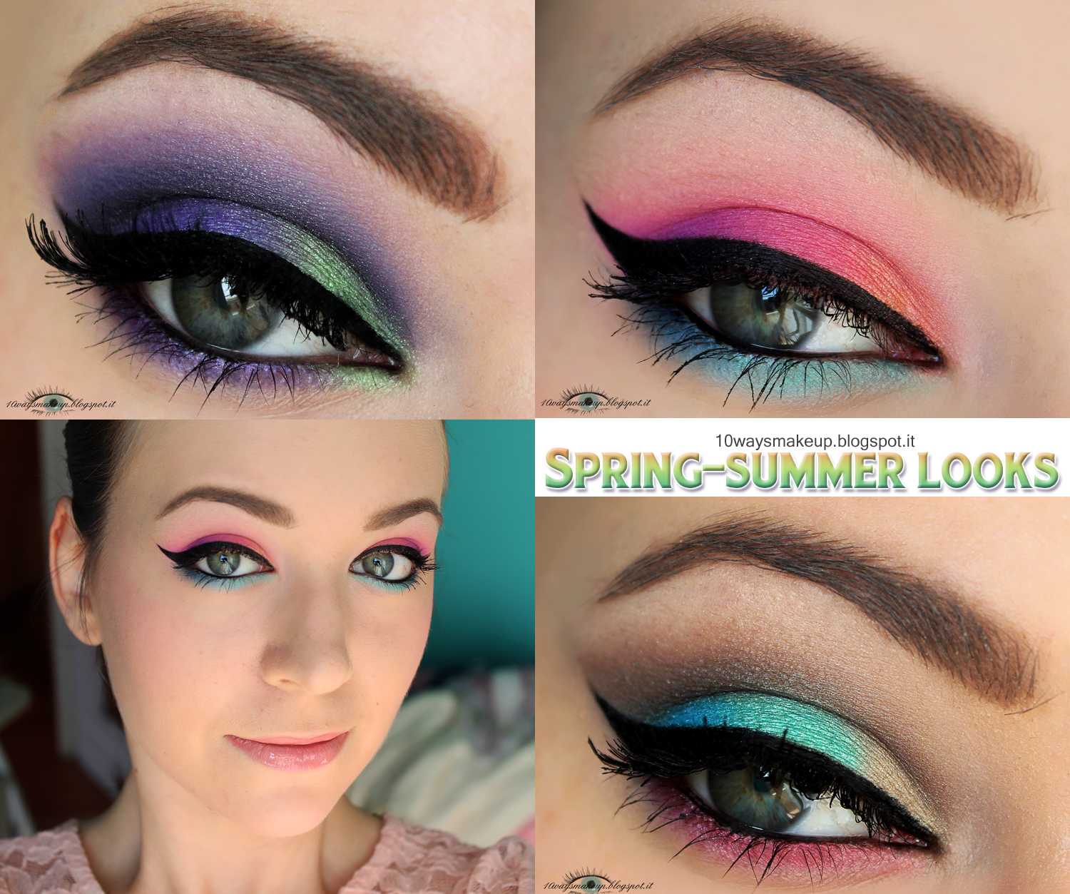 My Recent Looks SPRINGSUMMER makeups 10 ways to wear makeup