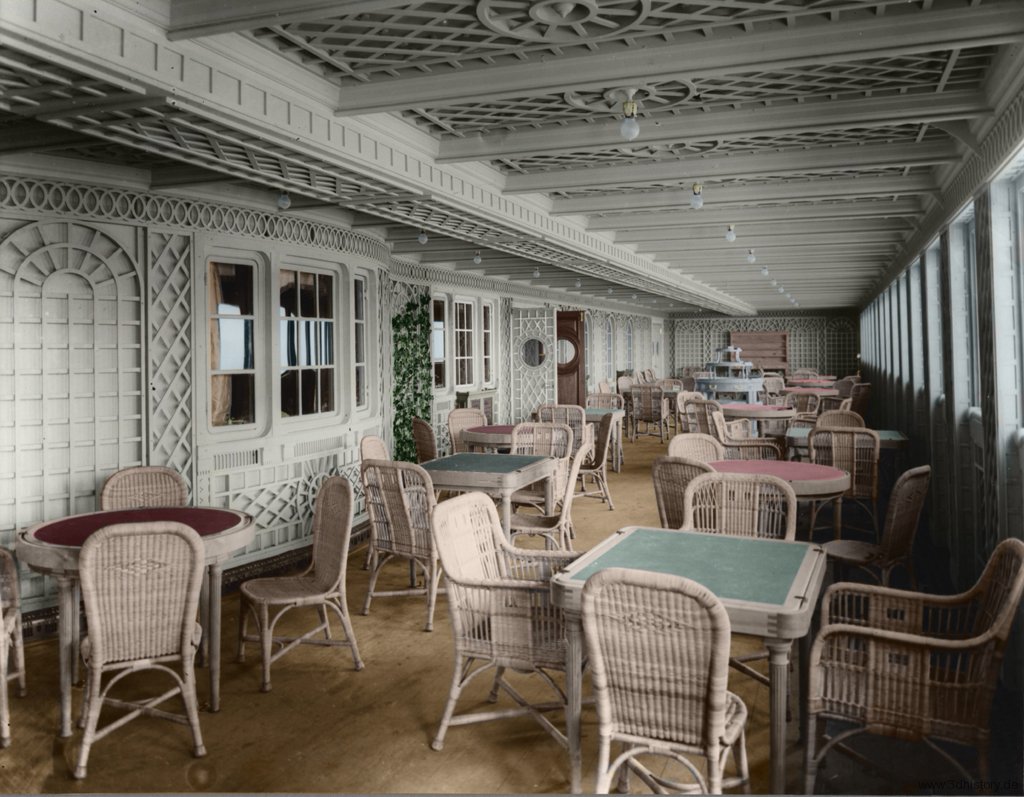 Titanic in Color Photos of One of the Largest Passenger Liners of Its