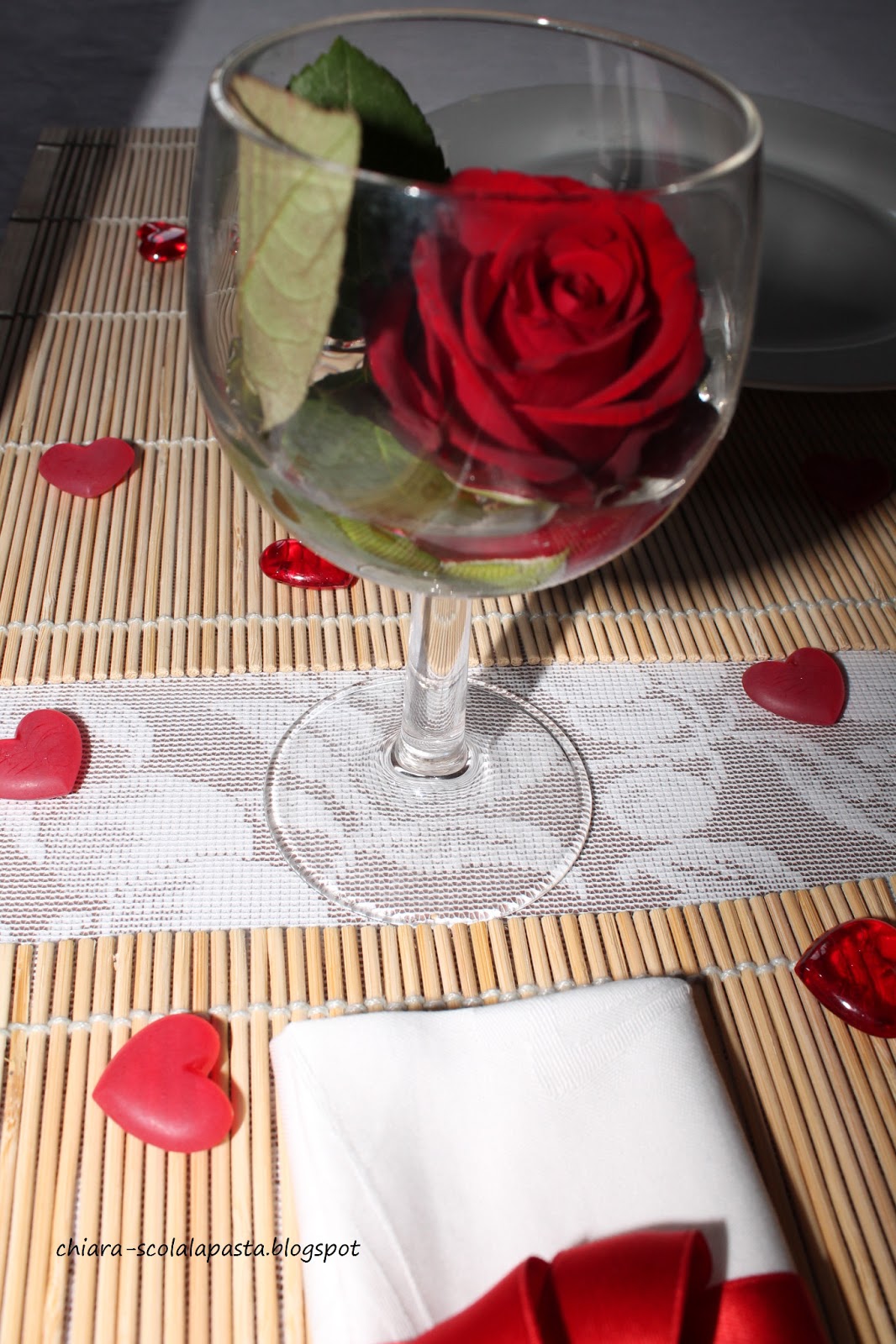 Scola la pasta: San Valentino e Centrotavola Romantico