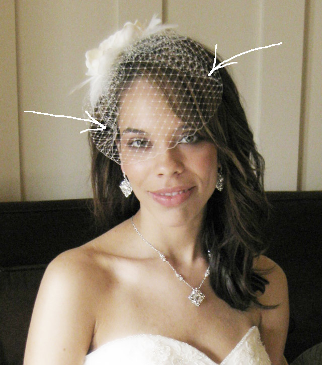 Everything Angelic Bridal Jewelry Blog How To Wear a Birdcage Veil