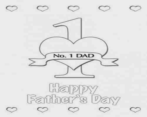 Best, Latest, New and Unique Printable Coloring Page For Father's Day 2014