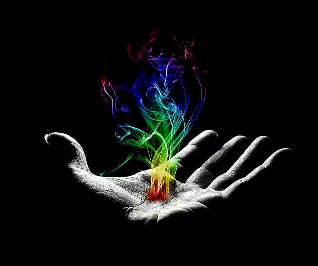 abstract colorful hands creative artwork black background HD abstract colorful hands creative artwork black background HD