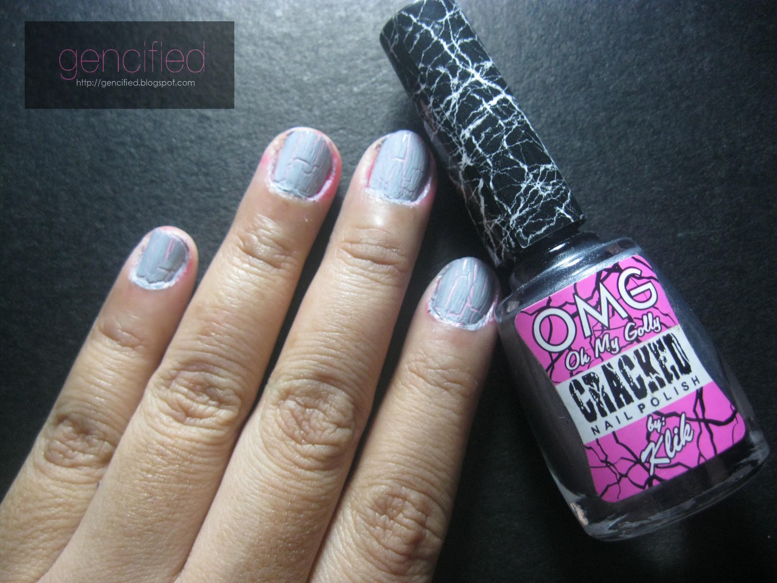 GENCIFIED NOTD My first crack nail polish