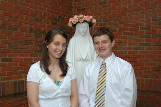 Middle School Students Honor the Blessed Mother with Mayo Crowning Ceremony 1