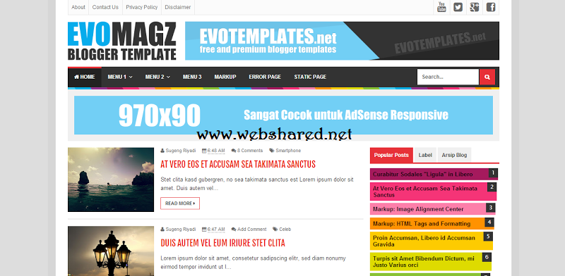 Template Wordpress Gratis Keren