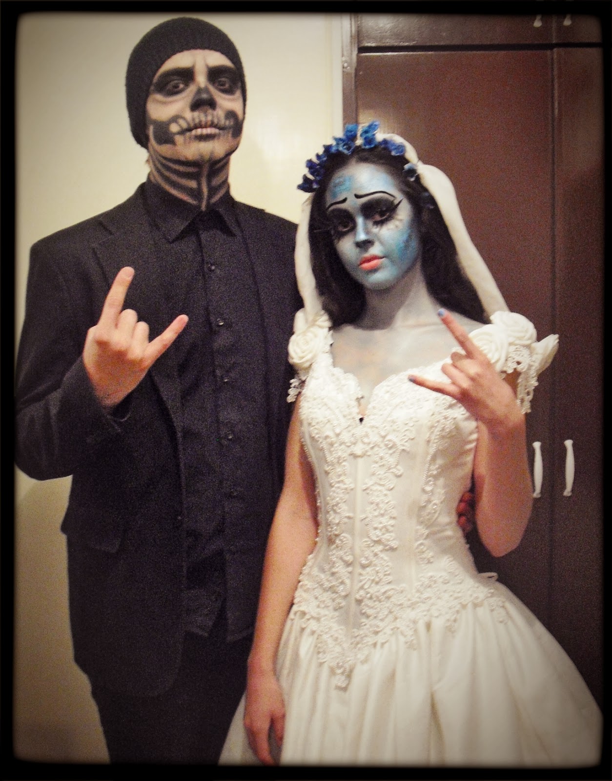 Corpse Bride/Halloween look.