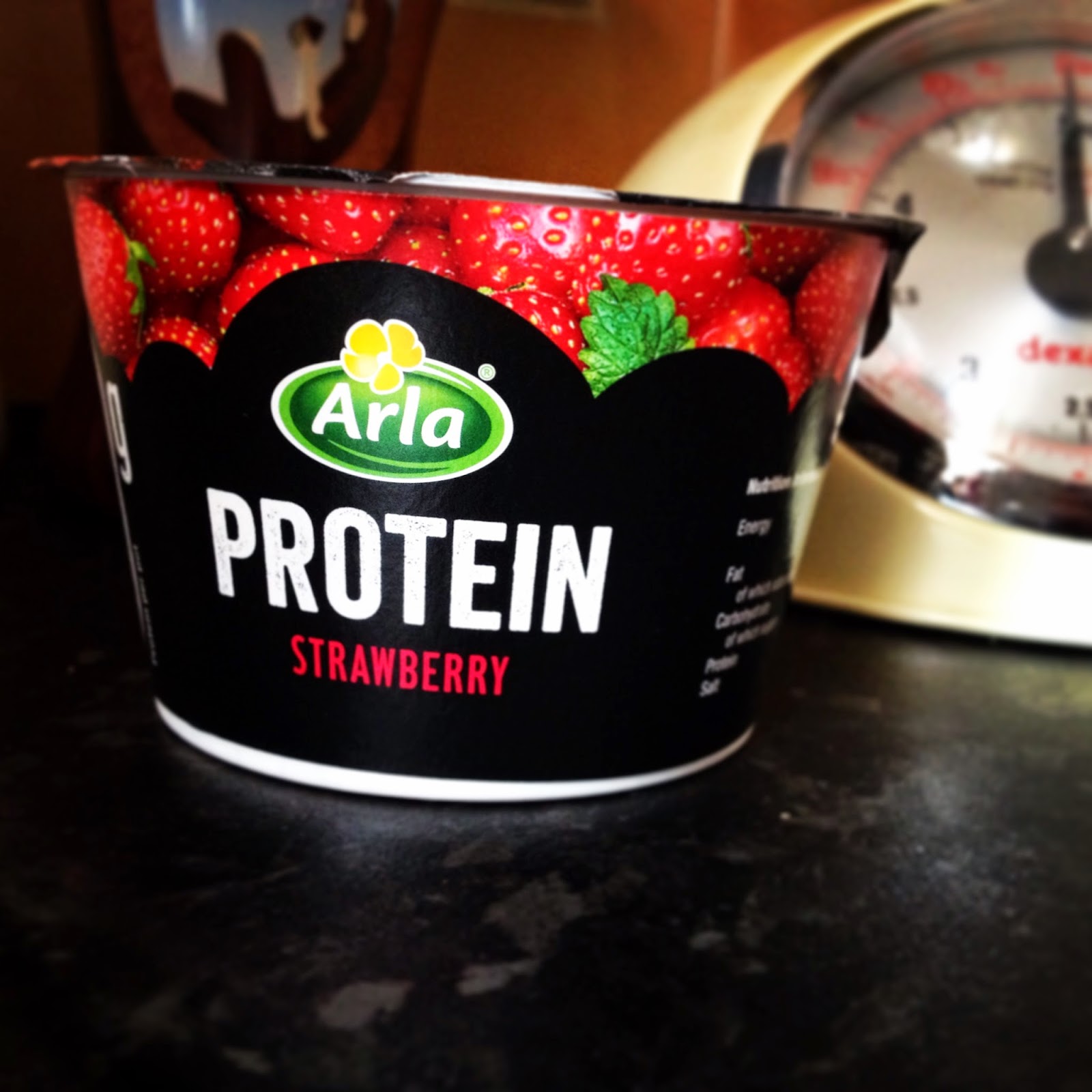 Fairy Bumpkin Taste testing Arla High Protein Yoghurt